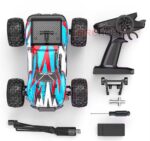 Mini Monster MJX 16208 1:16, brushless, 70km/h, Blue - Image 2
