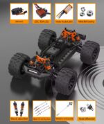 Mini monster PT14R 1:14, brushless, 80km/h, Red - Image 5