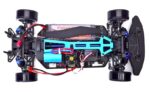 Drift car HSP 94123 PRO 1:10, brushless, 60km/h, Blue - Image 5