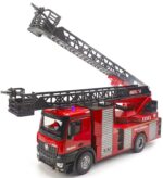 Fire truck HUINA 1561 1:14, Red - Image 4