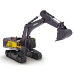 Excavator HUINA 1592 1:14, Yellow - Image 4