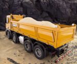Dump truck HUINA 1536 1:14, Yellow - Image 4