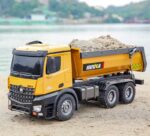 Dump truck HUINA 1573 1:14, Yellow - Image 2