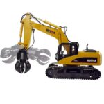 HUINA 1571 Crawler Excavator 1:14, Yellow - Image 4