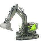 Excavator HUINA 1593 1:14, Green - Image 5