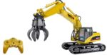 HUINA 1571 Crawler Excavator 1:14, Yellow