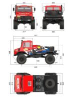 CrossRC EMO XX Stegosaurus 1:6, brushless, Red - Image 4