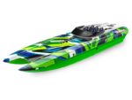 Racing boat Traxxas DCB M41 Catamaran TQi TSM 1:10, brushless, 80km/h, Green - Image 2