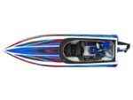 Racing boat Traxxas Disruptor 4S 1:10, brushless, 60km/h, Blue - Image 5