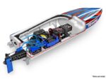 Racing boat Traxxas Disruptor 4S 1:10, brushless, 60km/h, Blue - Image 6