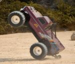 Monster Truck FMS F100 1:10, brushed, 40km/h, Bordeaux - Image 2